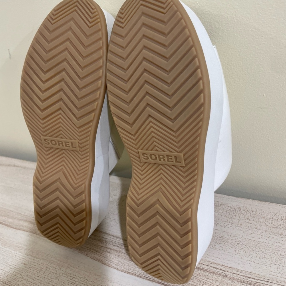 Sorel White Cloud Women’s Sandals Chunky Sandals Women’s Block Heels - Picture 8 of 10